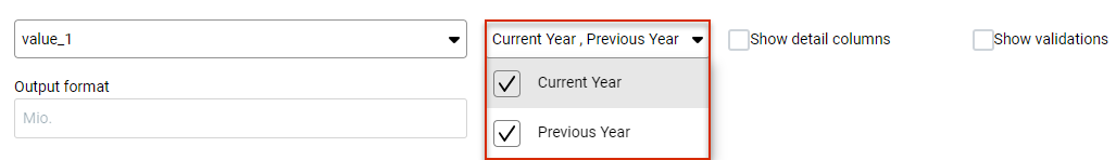 Selecting Periods