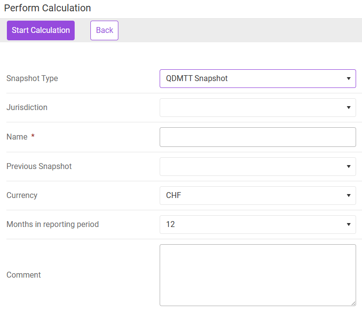 Creating a QDMTT snapshot