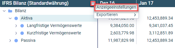 Das Kontextmenü zum Öffnen der Anzeigeeinstellungen wird angezeigt.