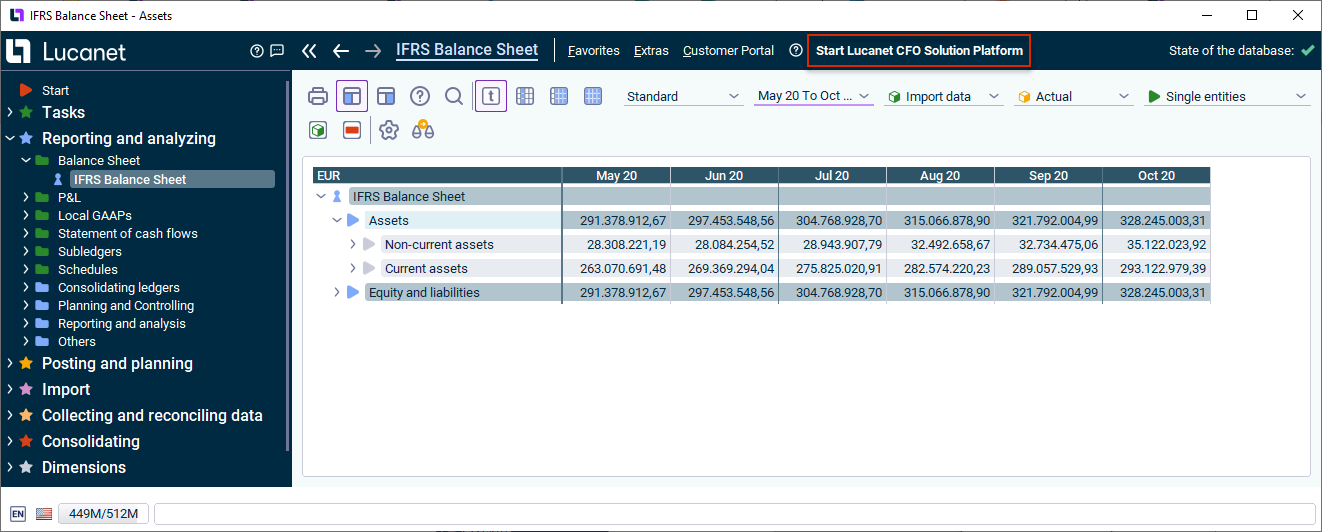 Opening Lucanet CFO Solution Platform | LucaNet Support