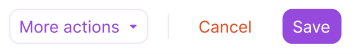 Example action buttons are displayed.