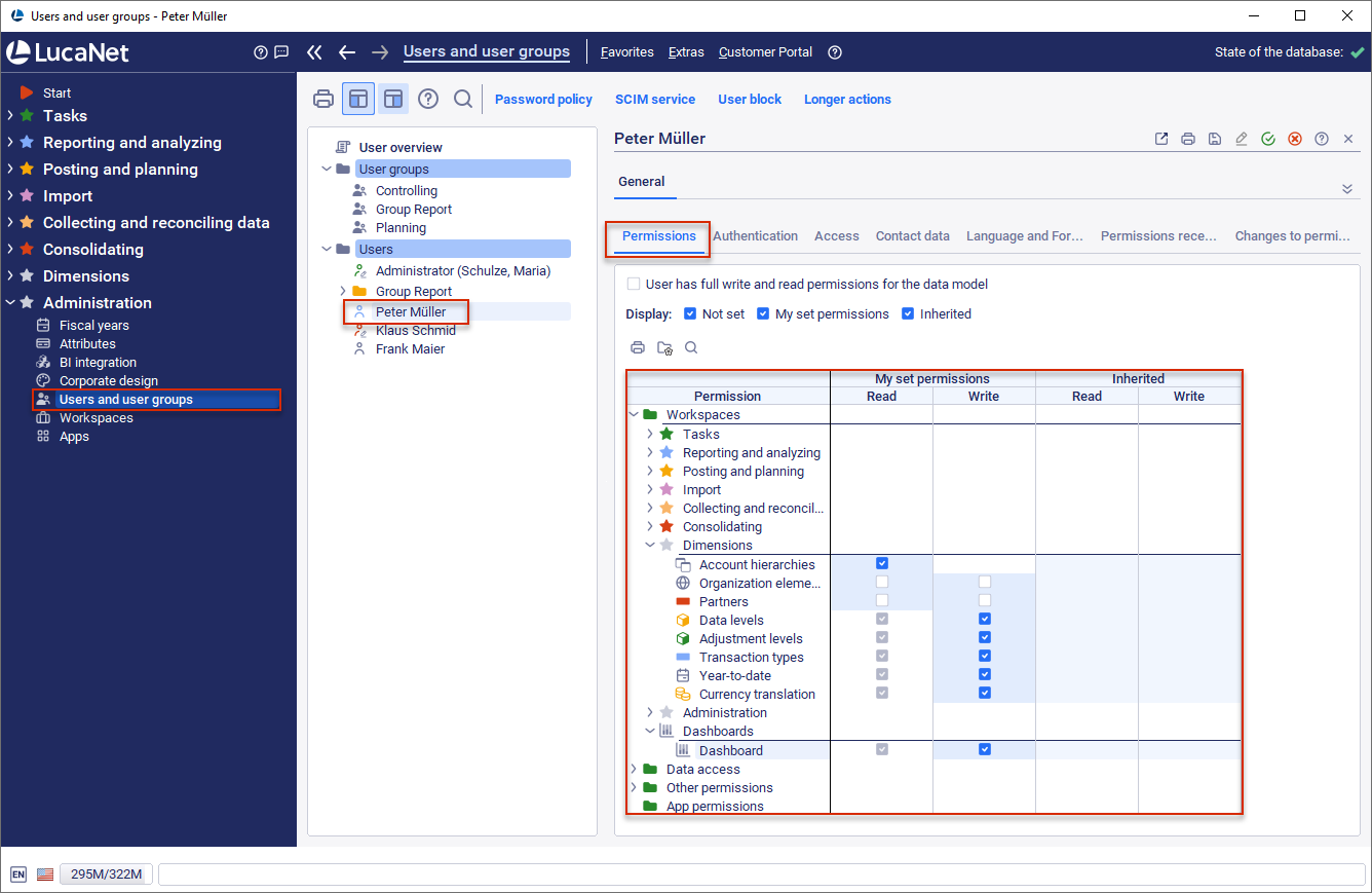 Settings In LucaNet.Financial Client | LucaNet Support