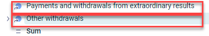 The references in the fixed asset schedule are displayed.