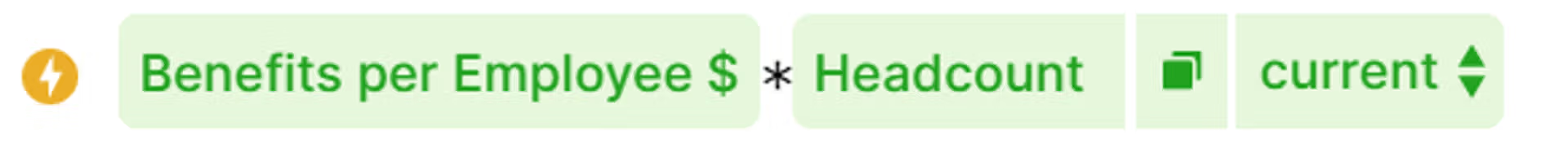 Flat fee per person costs
