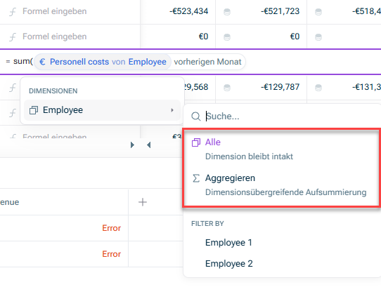 Aggregating away a category