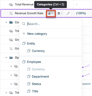 Adding a category to a variable