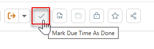 The button for marking the due date as done is displayed.