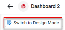 The button for activating the design mode is displayed.