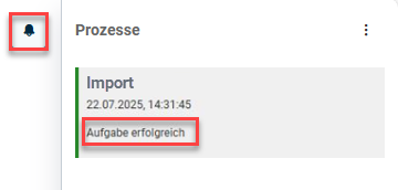 Aufgabenstatus im Job-Monitor