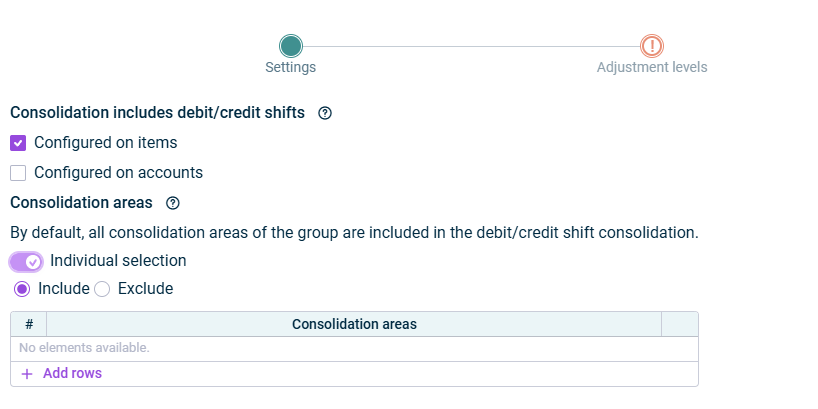 Here the Debit/Credit shifts are explained.