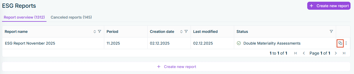 Duplicate icon for ESG report