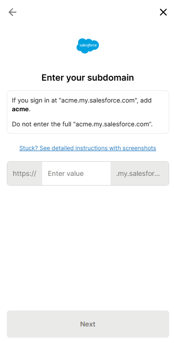 Upload file step