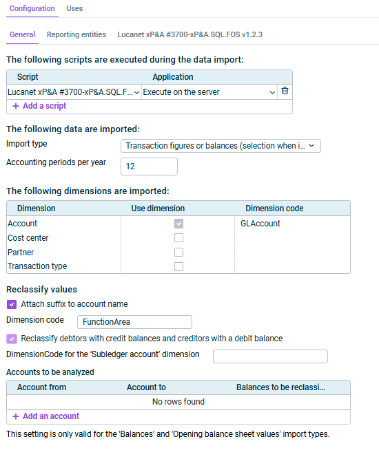 Shows the 'General' tab of a data source